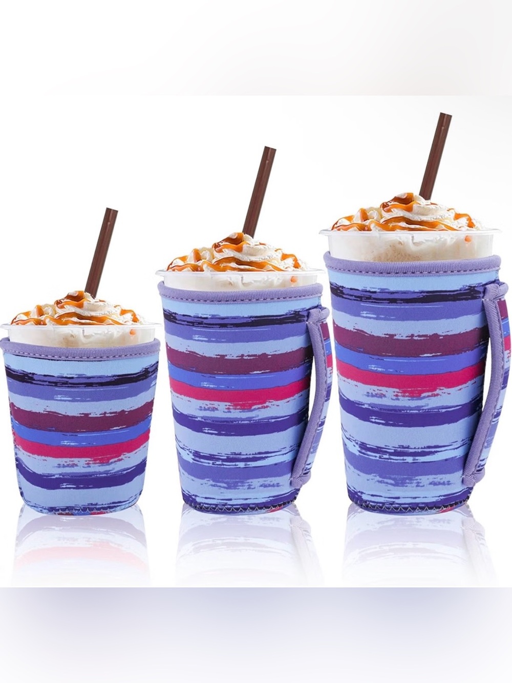 YOU CHOOSE reusable insulated iced or hot coffee cup - Picture 3 of 9